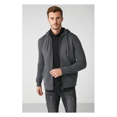 GRIMELANGE Insider Comfort Dark Gray Sweatshir