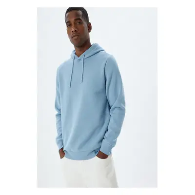 Koton Hooded Sweatshirt Basic Cotton Blend