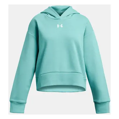 Under Armour Mikina UA Rival Fleece Crop Hoodie-GRN - Holky