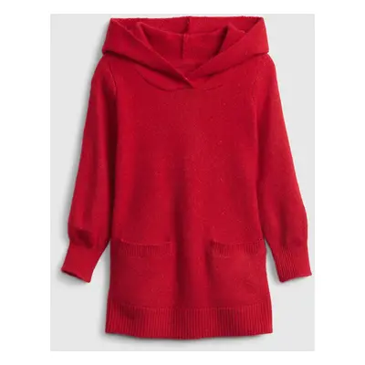 GAP Dětský svetr hooded tunic - Holky