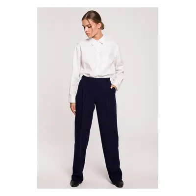 Stylove Woman's Trousers S283 Navy Blue