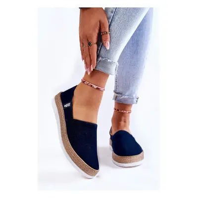 Dámské espadrilky BIG STAR SHOES Navy Blue