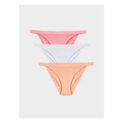 LC Waikiki Young Pale Coral Plain Bikini Panties 3-Pack