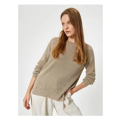 Koton Oversize Knitwear Sweater Long Crew Neck