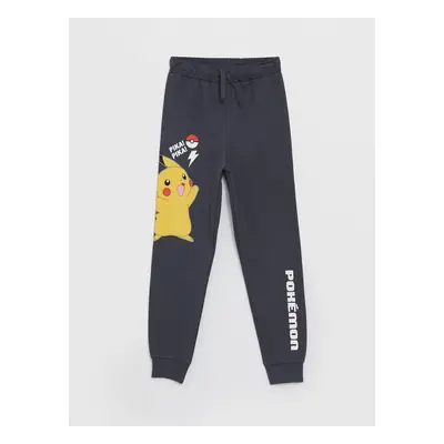 LC Waikiki Boys' Elastic Waist Pikachu Printed Jogger Sweatpants