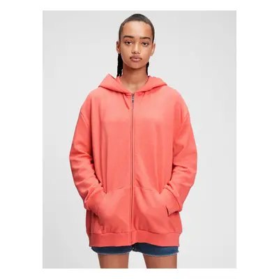 GAP Dětská mikina oversized tunic hoodie - Holky