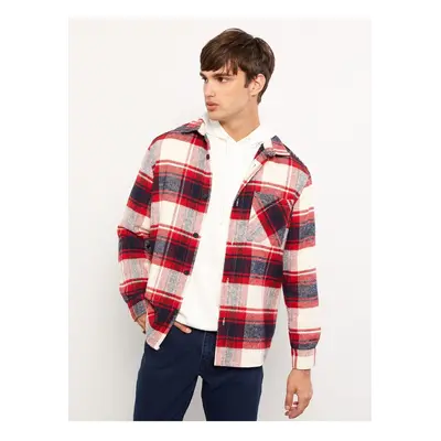 LC Waikiki Regular Fit Long Sleeve Plaid Men's Lumberjack Shirt Jacket