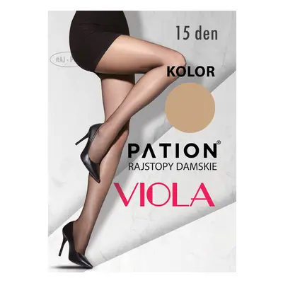 Raj-Pol Woman's Tights Pation Viola DEN Daino