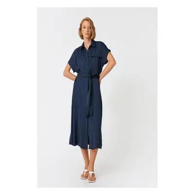 Koton Navy Blue Women's Dress