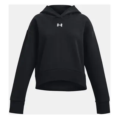 Under Armour Mikina UA Rival Fleece Crop Hoodie-BLK - Holky