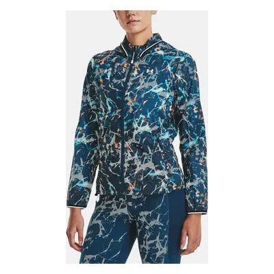 Under Armour Bunda UA STORM OutRun Cold Jacket-BLU - Dámské