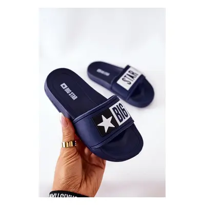 Children's Rubber Slippers Big Star DD374152 Navy Blue