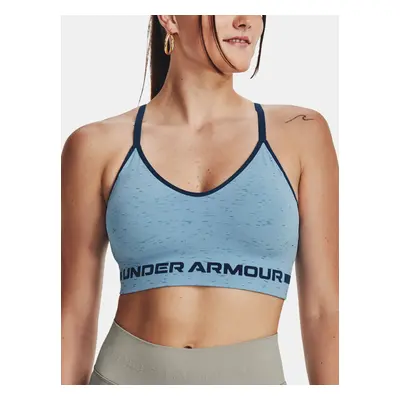 Under Armour Podprsenka UA Seamless Low Long Htr Bra-BLU - Dámské