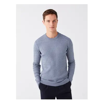 LC Waikiki Crew Neck Long Sleeve Men's Knitwear Sweater