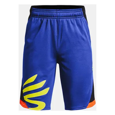 Under Armour Kraťasy B CURRY SPLASH SHORT-BLU - Kluci