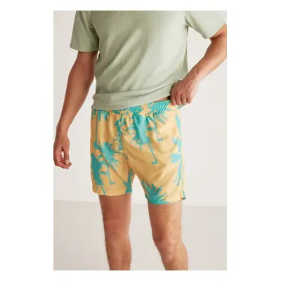 GRIMELANGE Thiago Men's Lined 3-Pocket Water Repellent Fabric Marine Short