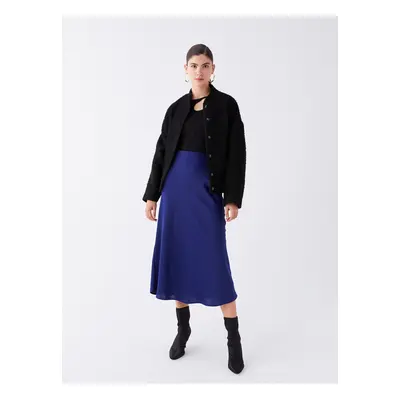 LC Waikiki Standard Fit Plain Satin Women's Skirt