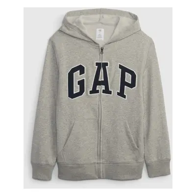 GAP Dětská mikina french terry logo - Kluci