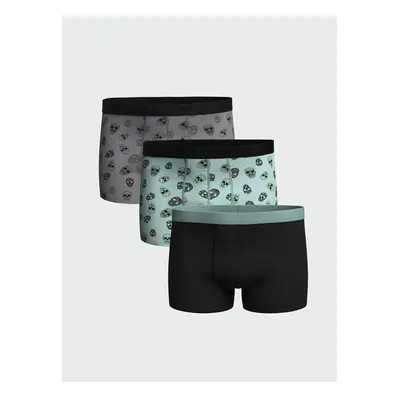 LC Waikiki Standard Mold Flexible Fabric Men's Boxer 3-Piece