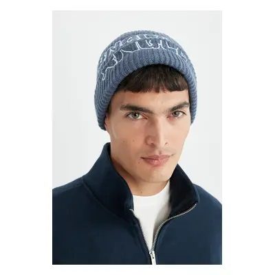 DEFACTO Men's Embroidered Beret