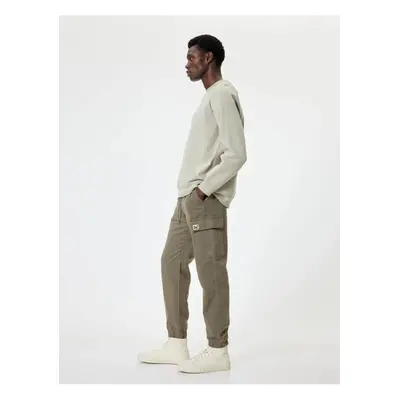 Koton Jogger Pants Cargo Pocket Detailed Lace Waist Cotton