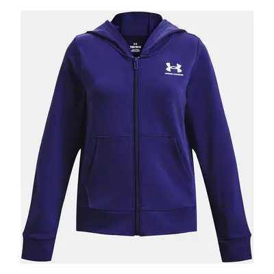 Under Armour Mikina UA Rival Terry FZ Hoodie-BLU - Holky