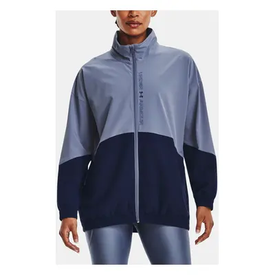 Under Armour Bunda Woven FZ Oversized Jacket-PPL - Dámské