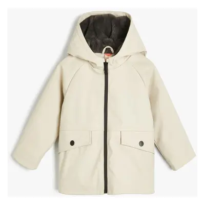 Koton Ecru Baby Boy Coat