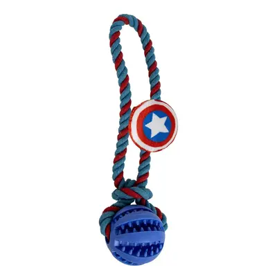 DOG TOYS CUERDA AVENGERS CAPITAN AMERICA