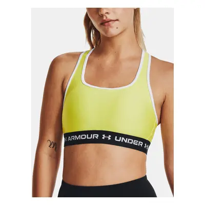 Under Armour Podprsenka Crossback Mid Bra-YLW - Dámské