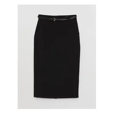 LC Waikiki Women's Standard Fit Belt Waist Skirt