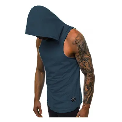 Madmext Hooded Undershirt Indigo