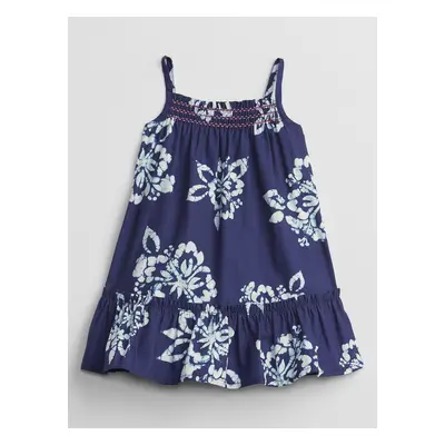 GAP Baby šaty smocked floral dress - Holky