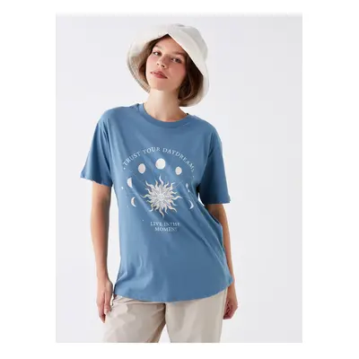 LC Waikiki Crew Neck Printed Short Sleeve Women's T-Shirt