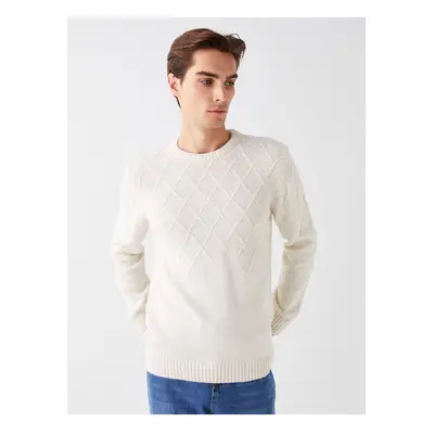 LC Waikiki Crew Neck Long Sleeve Men's Knitwear Sweater