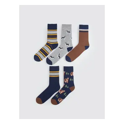 LC Waikiki Patterned Men's Sock Socks Pack