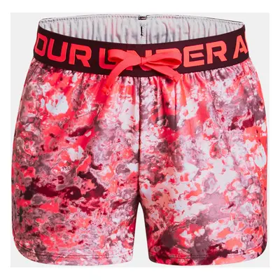 Under Armour Kraťasy Play Up Printed Shorts-RED - Holky