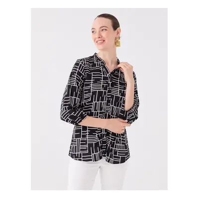 LC Waikiki Wacky Collar Patterned Women's Blouse