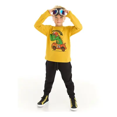 Denokids Racer Crocodile Boys T-shirt Trousers Set