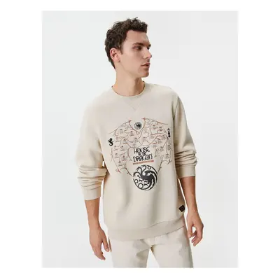 Koton House Of The Dragon Sweatshirt Licensed Printed