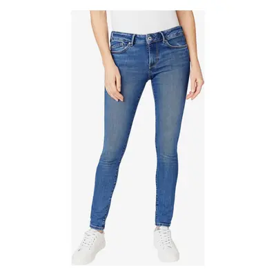 Tmavě modré dámské skinny fit džíny Pepe Jeans Regent - Dámské