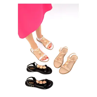 Soho White Women's Sandals