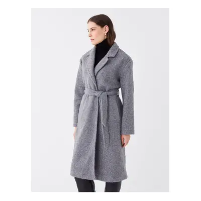 LC Waikiki Dámská bunda límec Plain Stash Coat