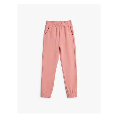 Koton Basic Jogger Sweatpants with Ribbon Pocket Elastic Waist Cotton