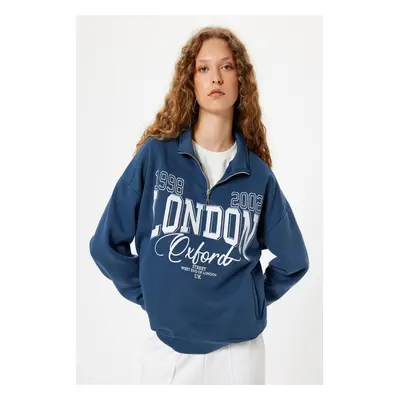 Koton Navy Blue Youth Sweatshirt