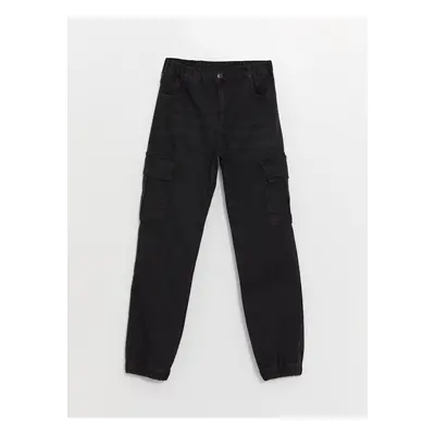 LC Waikiki Elastic Waist Boy Cargo Jean Trousers