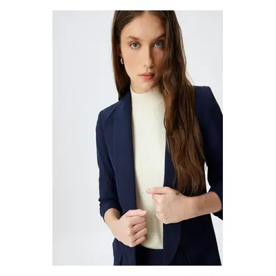 Koton Navy Blue Women's Jacket