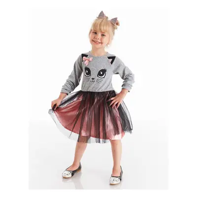 Dívčí šaty Denokids CFF-20S1-019/Grey, Pink, Black