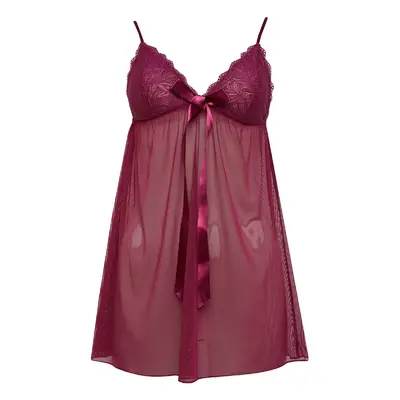 DEFACTO Fall In Love Lace Tulle Nightgown