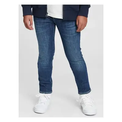 GAP Modré klučičí džíny skinny jeans with Washwell